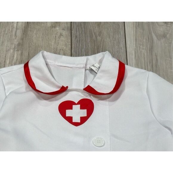 Party City Kids Nurse Doctor Costume Career Day, Wax Museum, Theater, Cosplay Ha - Picture 5 of 12